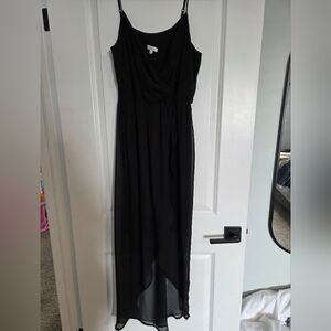 Reitmans Elegant Black High Low Dress